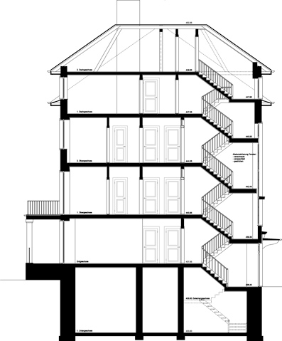 Plan 7-Zimmer-Wohnung Winkelwiese, Zürich Altstadt