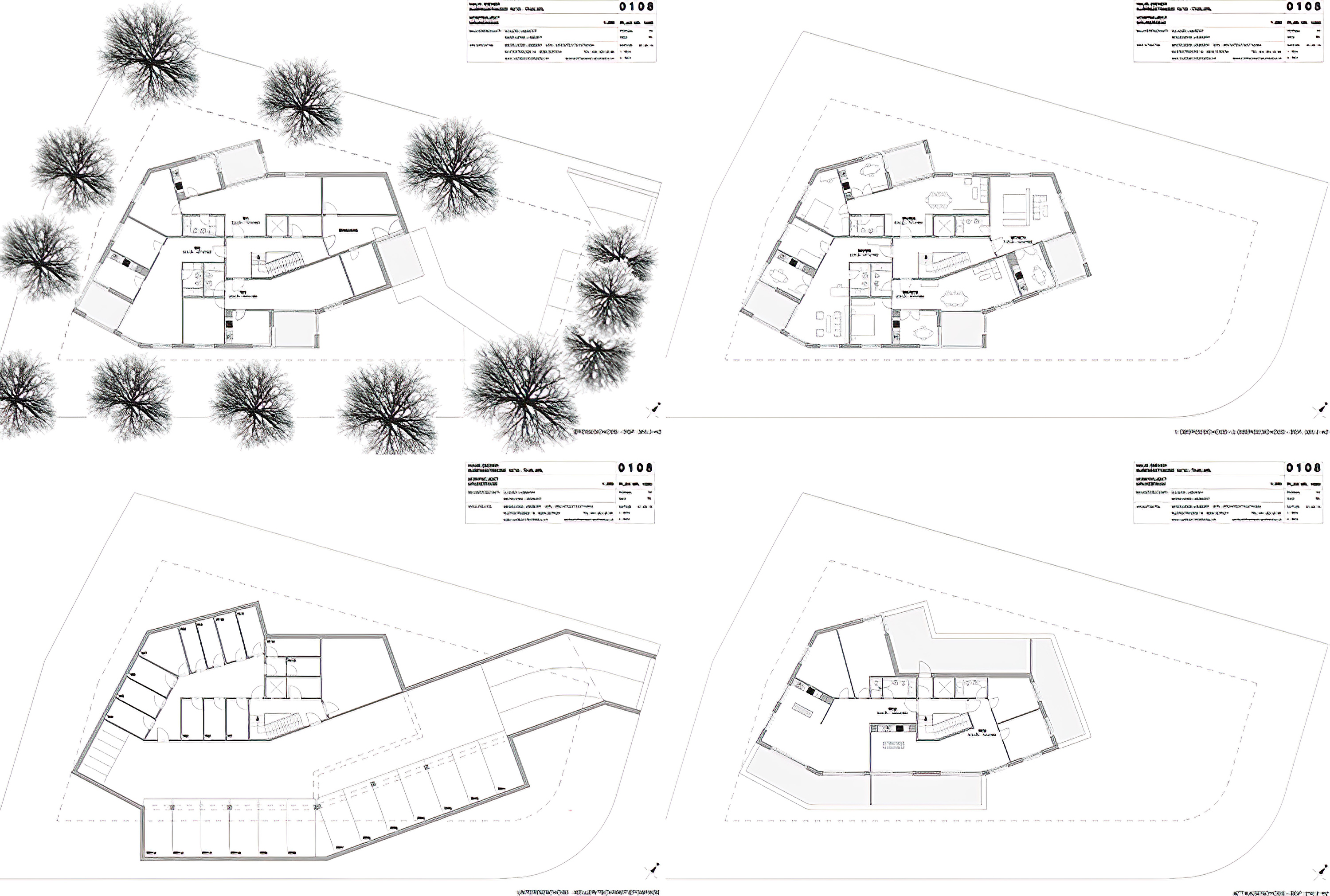 Plan Mehrfamilienehaus Thalwil