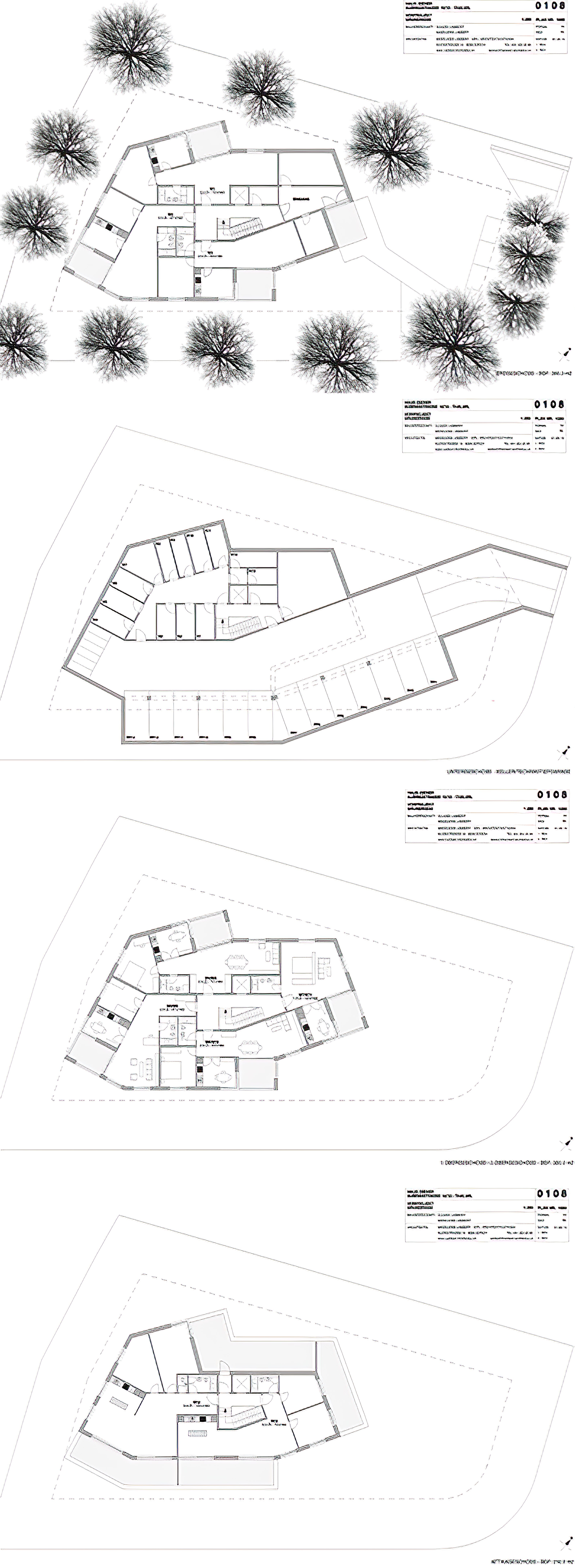 Plan Mehrfamilienehaus Thalwil