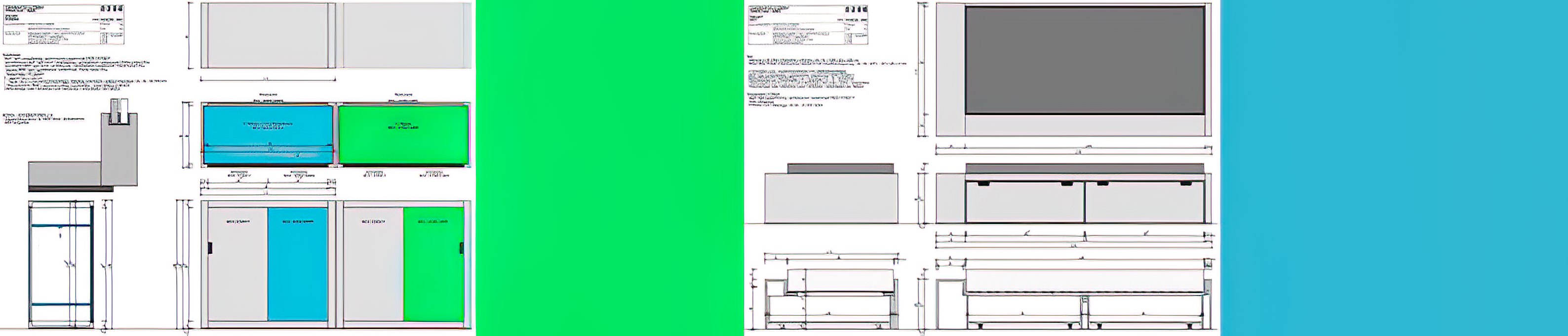 Abbildung Plan Kindermöbel 02: Schrank mit Schiebetüren und Stapelbett